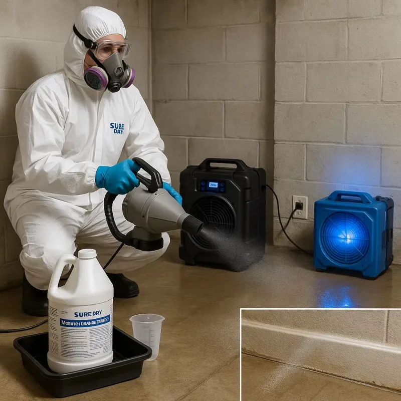 Sanitization and Odor Removal process in Interlaken, CA
