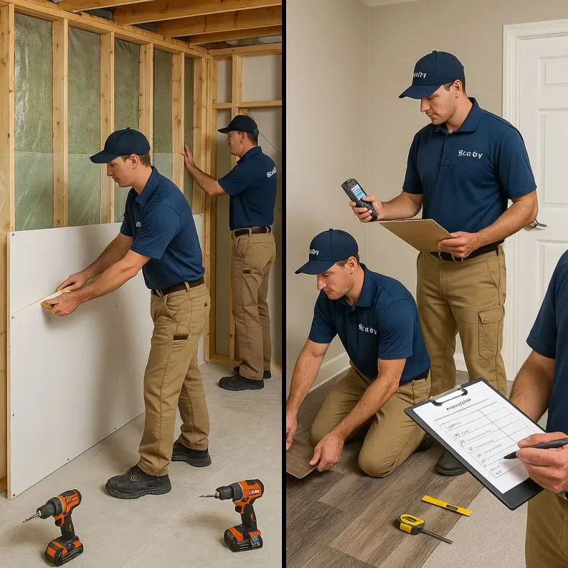 Repairs and Reconstruction process in Interlaken, CA