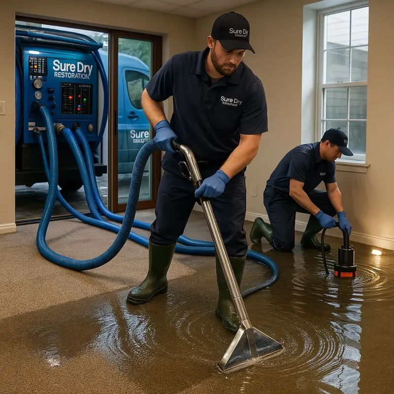 Water Extraction and Removal process in Interlaken, CA